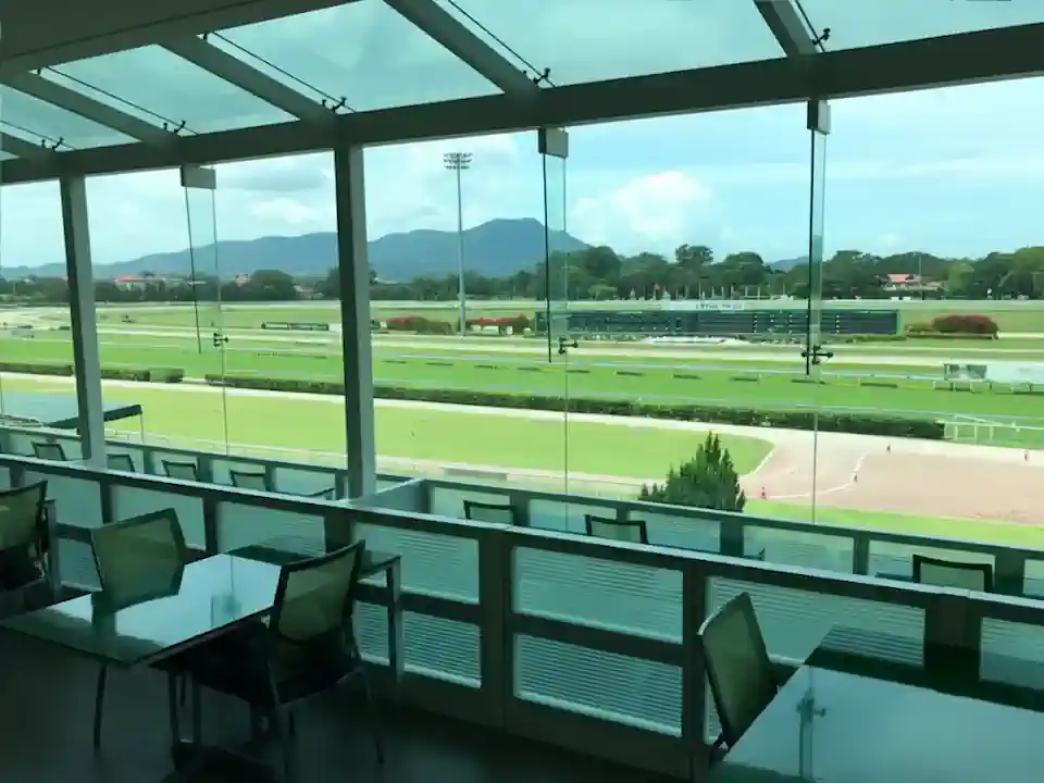 Perak Turf Club 從觀景台望向賽道