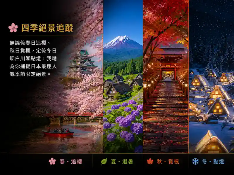 日本櫻花紅葉